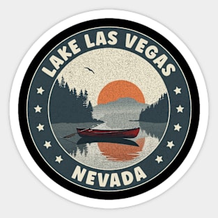 Lake Las Vegas Nevada Sunset Sticker